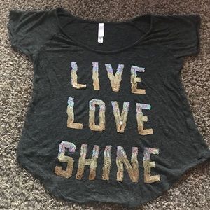 Girls lot of bling shirts